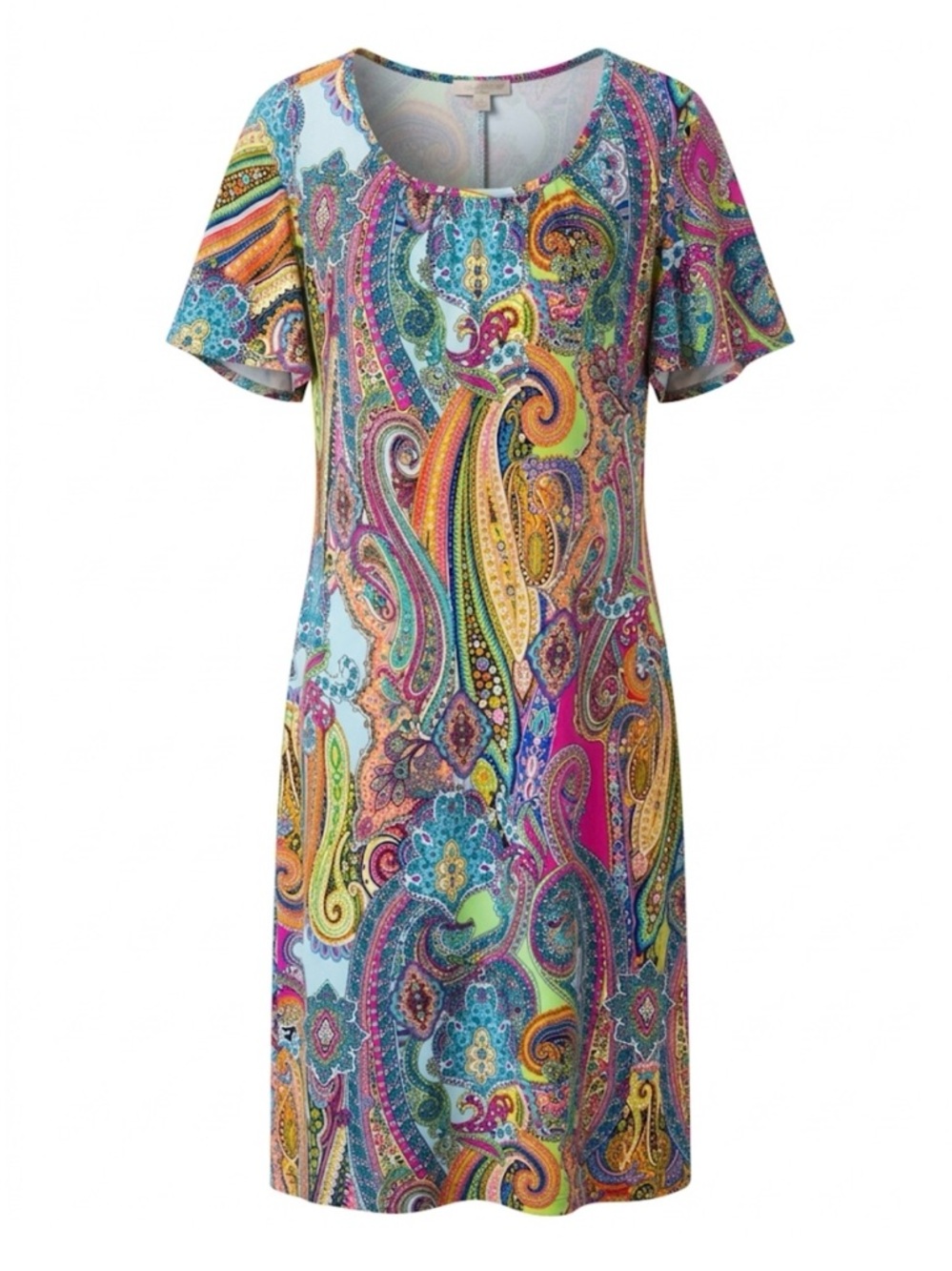 Tommy Hilfiger Paisley Flutter Sleeve Shift Dress Size 10 - Like New